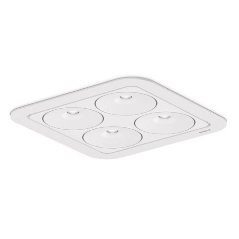 Q Four IN 80° 4000K Recessed ceiling luminaire, white
