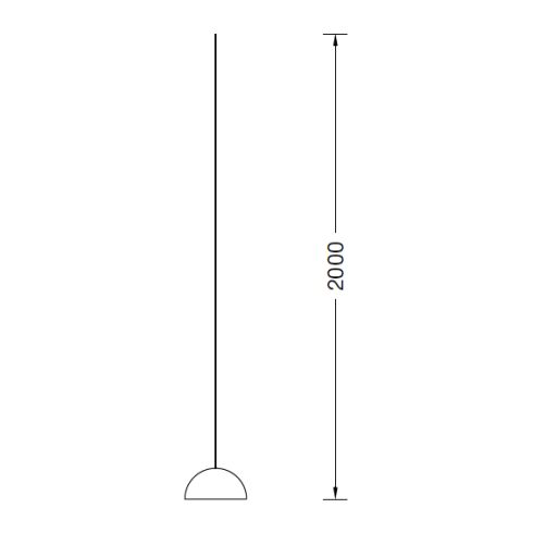 50994.2K3 - STUDIO LINE LED system pendant luminaire, aluminium