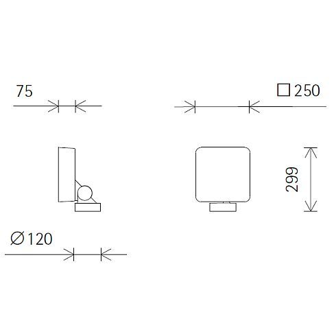 34510.000 LIGHTSCAN LED lens wallwasher