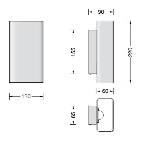 50350.4K3 - STUDIO LINE LED wall luminaire, brass