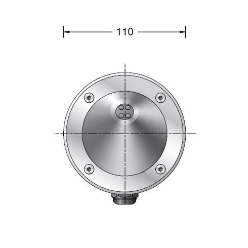 84086K3 LED in-ground luminaire, asymmetrical