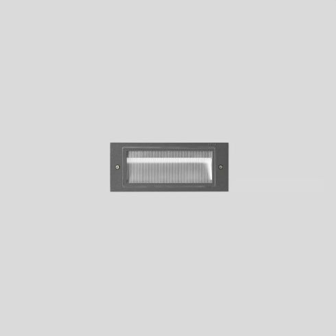33023AK3 Recessed LED wall luminaire, silver