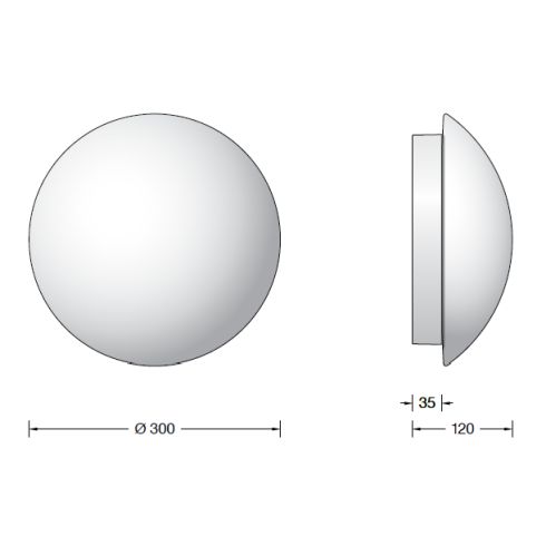 24029K3 LED ceiling and wall luminaire 24029K3 LED ceiling and wall luminaire