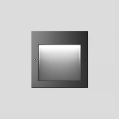 24207 Recessed LED wall luminaire, graphite