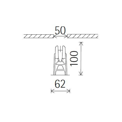 86543.000 COMPAR black Recessed downlight