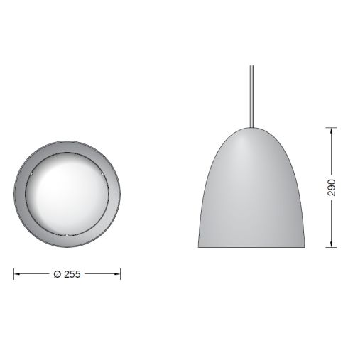 50954.2K3 - STUDIO LINE LED system pendant luminaire, aluminium