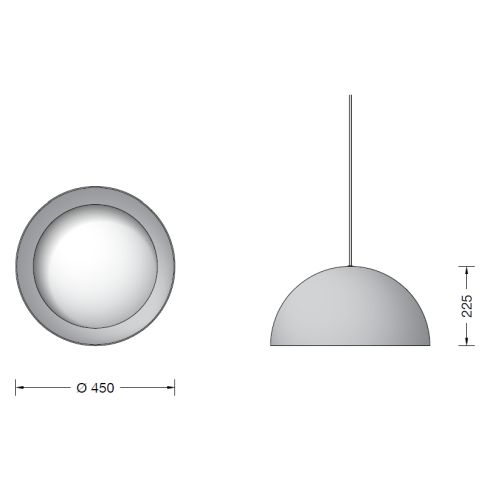 50994.6K3 - STUDIO LINE LED system pendant luminaire, copper