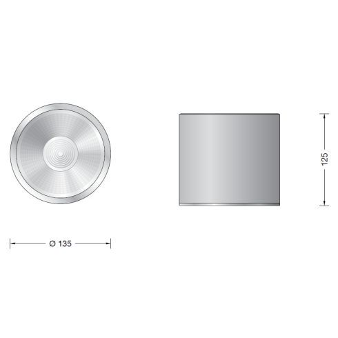 50490.1K4 Ceiling luminaire - downlight, velvet white
