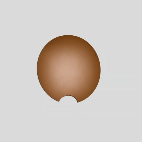 Accessory - 13340 Wall panel matt copper for BEGA luminaires
