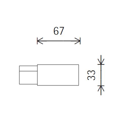 79201.000 LIVE END white for ERCO DALI track system