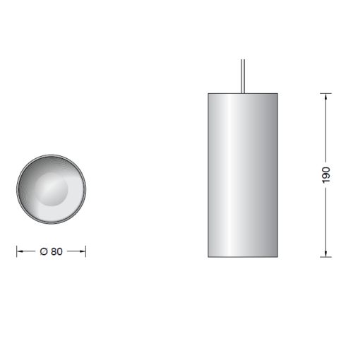 51426.2K3 - STUDIO LINE LED system pendant luminaire, aluminium