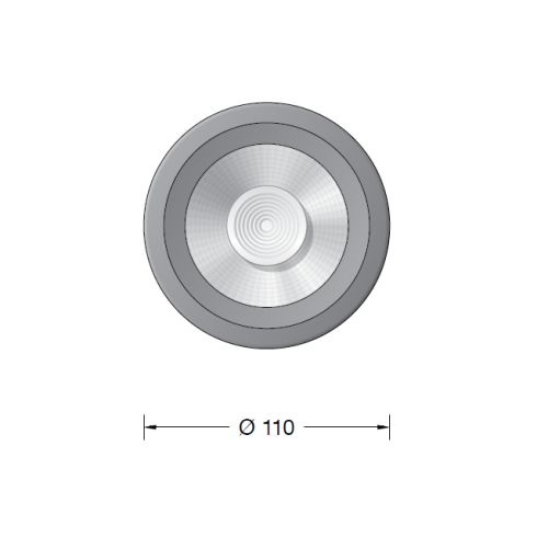 24235K3 Recessed ceiling luminaire · Downlight, graphite