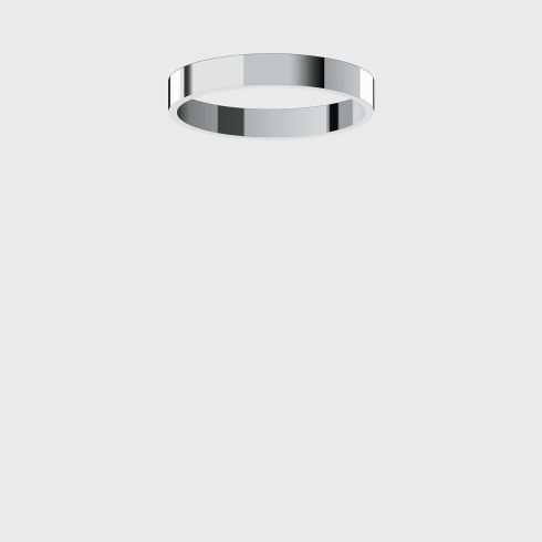 13181 - aluminium polished Trim ring for BEGA luminaires