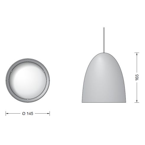50952.2K3 - STUDIO LINE LED system pendant luminaire, aluminium