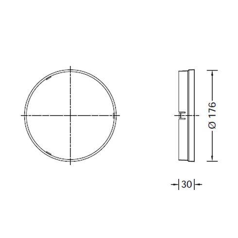 10086 Fixing frame for BEGA luminaires