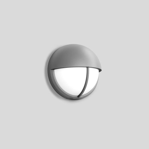 24344A LED wall luminaire, silver