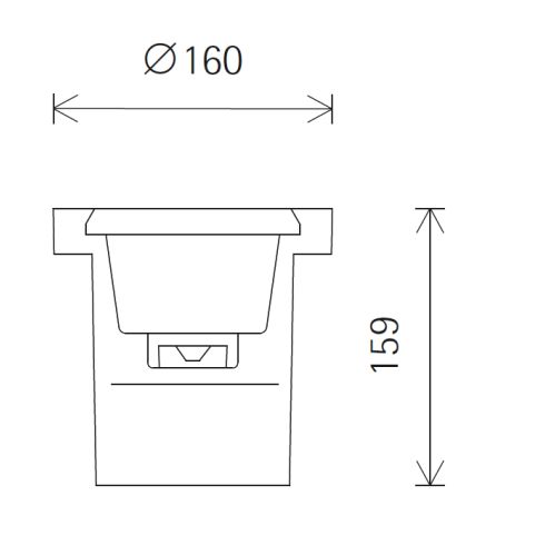 33414.000 TESIS uplight In-ground luminaire