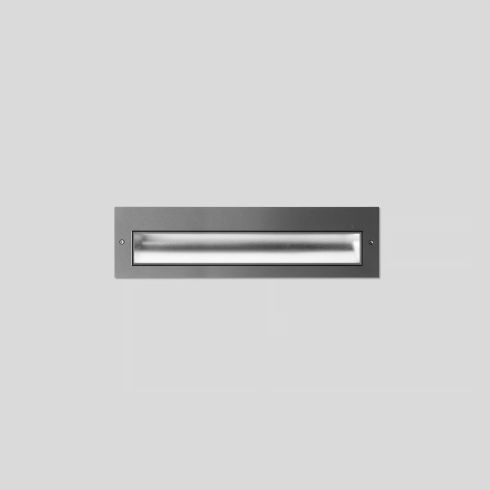 24064AK3 LED recessed wall luminaire, silver