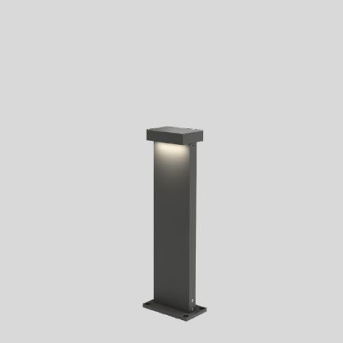 PALOS CARRÉ 2.0 LED bollard, anthracite grey