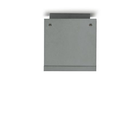 MINILOFT SQUARE grey LED ceiling luminaire