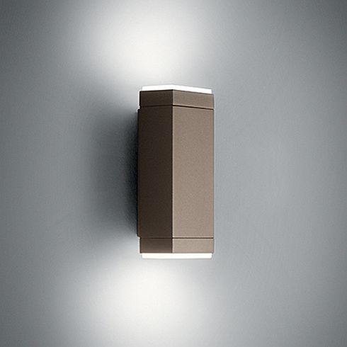 PLAN VERTICAL bronze LED wall luminaire