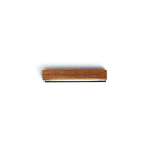 MINILOOK WOOD 220 two-side bronze LED wall luminaire