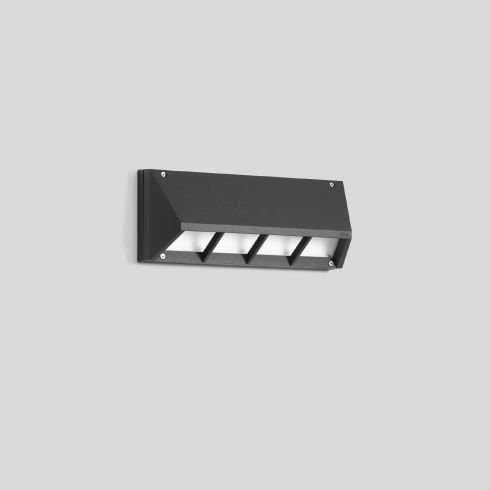 22385K3 LED wall luminaire, graphite