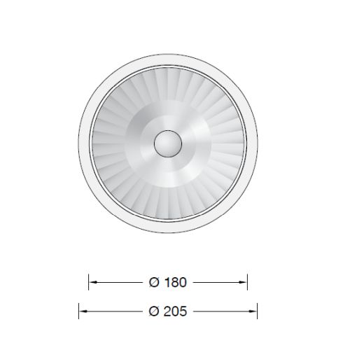 50698.2K3 Recessed ceiling luminaire - downlight