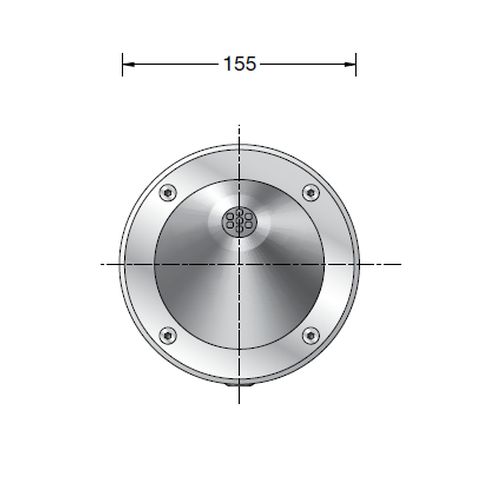 84087K3 LED in-ground luminaire, asymmetrical