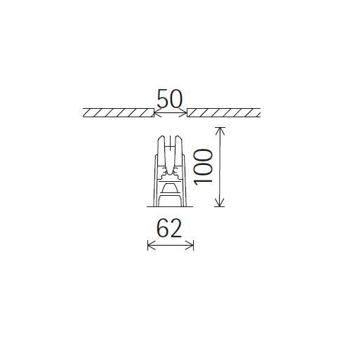 86582.000 COMPAR black Recessed downlight