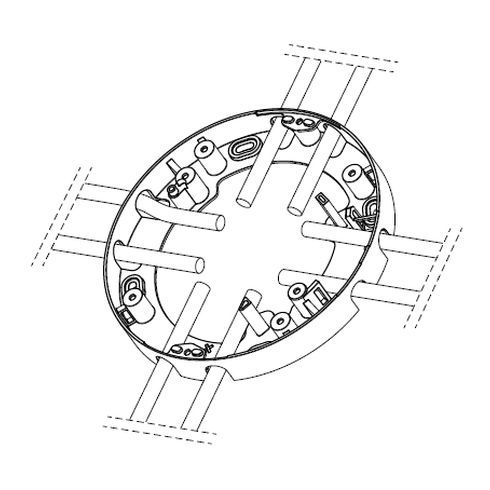 Accessory - 13635A Mounting frame, silver