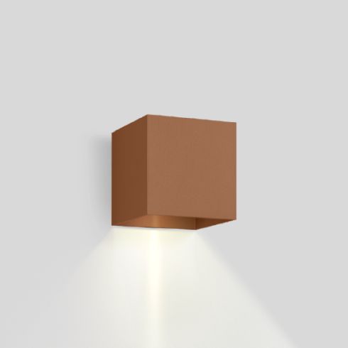 BOX WALL 1.0 3000K LED wall luminaire, copper
