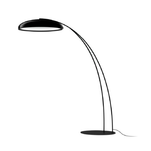 DAWN F Floor luminaire, glossy black