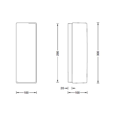 34162K3 Ceiling and wall luminaire