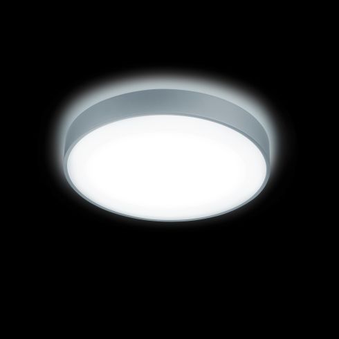 CLEAR 4.0 ROUND 450 Ceiling and wall luminaire, silver grey