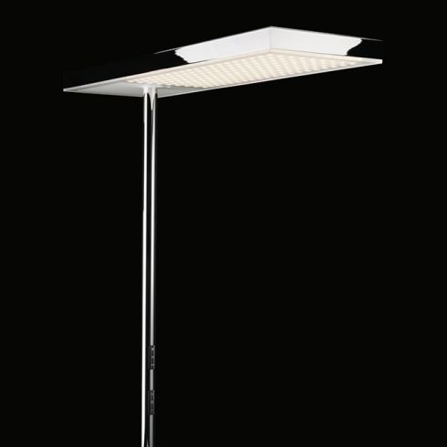 Office Air 2.0 POWER chrome LED floor luminaire 4000K