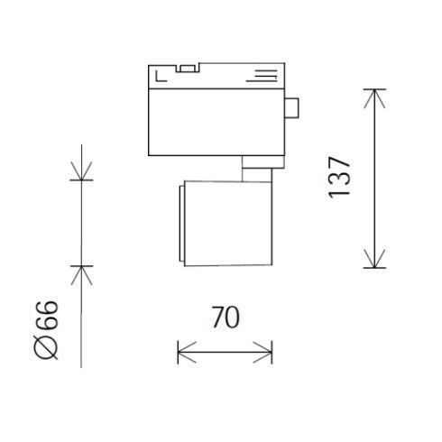 72374.000 POLLUX LED lens wallwasher for ERCO DALI system