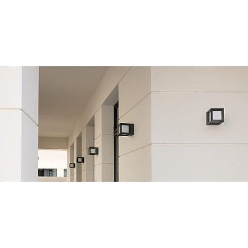 22423A Wall, ceiling and pillar luminaire, silver