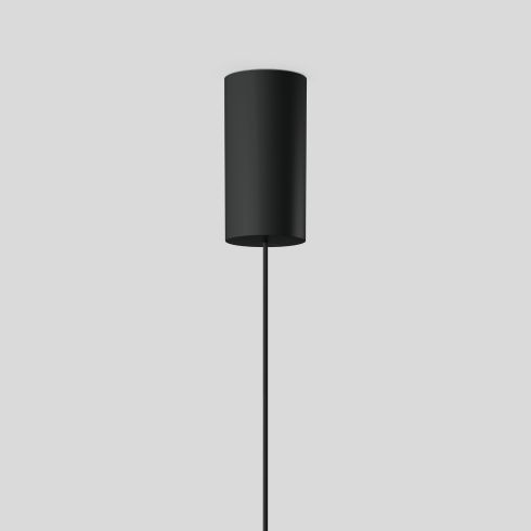 13240 - Surface-mounted canopy velvet black for BEGA system pendant luminaires