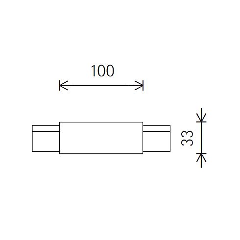 79304.000 COUPLER white for ERCO 3-circuit track system
