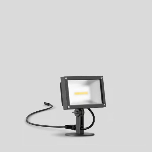 24364K3 - BEGA Plug & Play 48V Portable garden floodlight, graphite