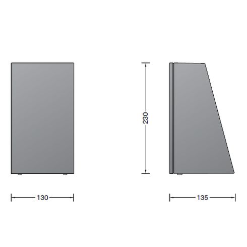 33817K3 Wall luminaire, graphite