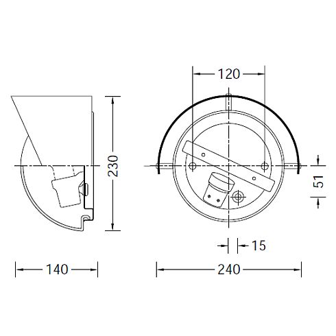 31470K3 Wall luminaire
