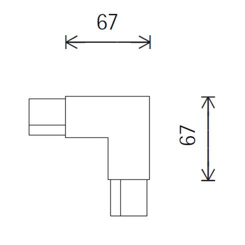 79226.000 L-CONNECTOR black for ERCO DALI track system