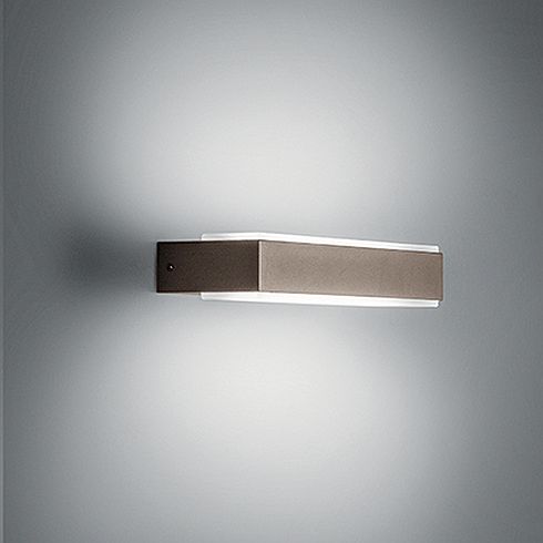 PLAN HORIZONTAL bronze LED wall luminaire