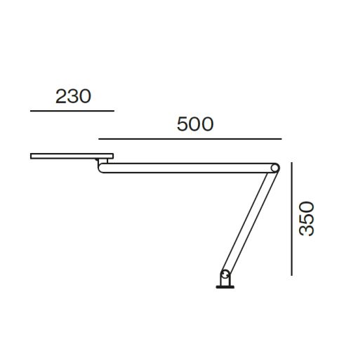 TASK 3000K Table luminaire, white