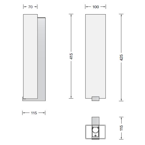 50139.2K3 Wall luminaire