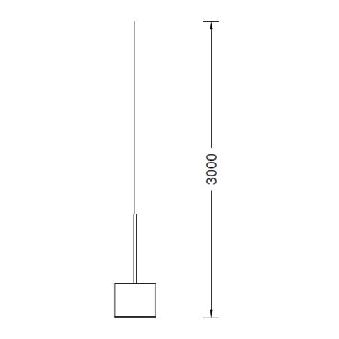 50989.4K3 - STUDIO LINE LED system pendant luminaire, brass