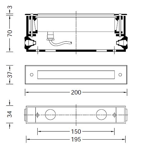 88301K4 In-ground luminaire LED