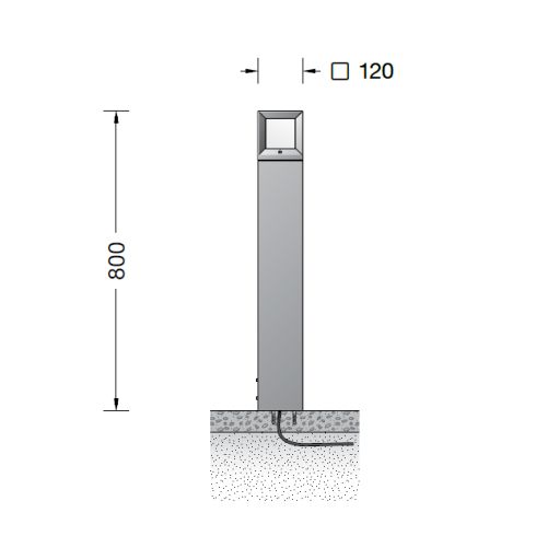 84607K3 LED garden and path luminaire